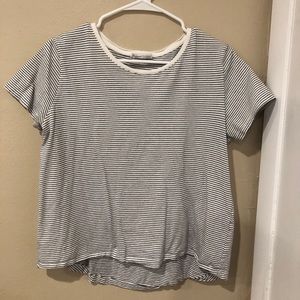 Black and White Striped T-Shirt